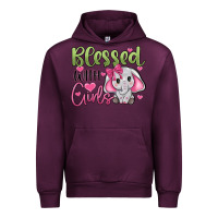 Mauve Wine blessed with girls Urban Hoodie - JahusDesignShop