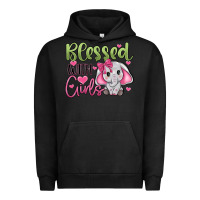 Pigment Black blessed with girls Urban Hoodie - JahusDesignShop