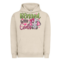 Pigment French Oak blessed with girls Urban Hoodie - JahusDesignShop