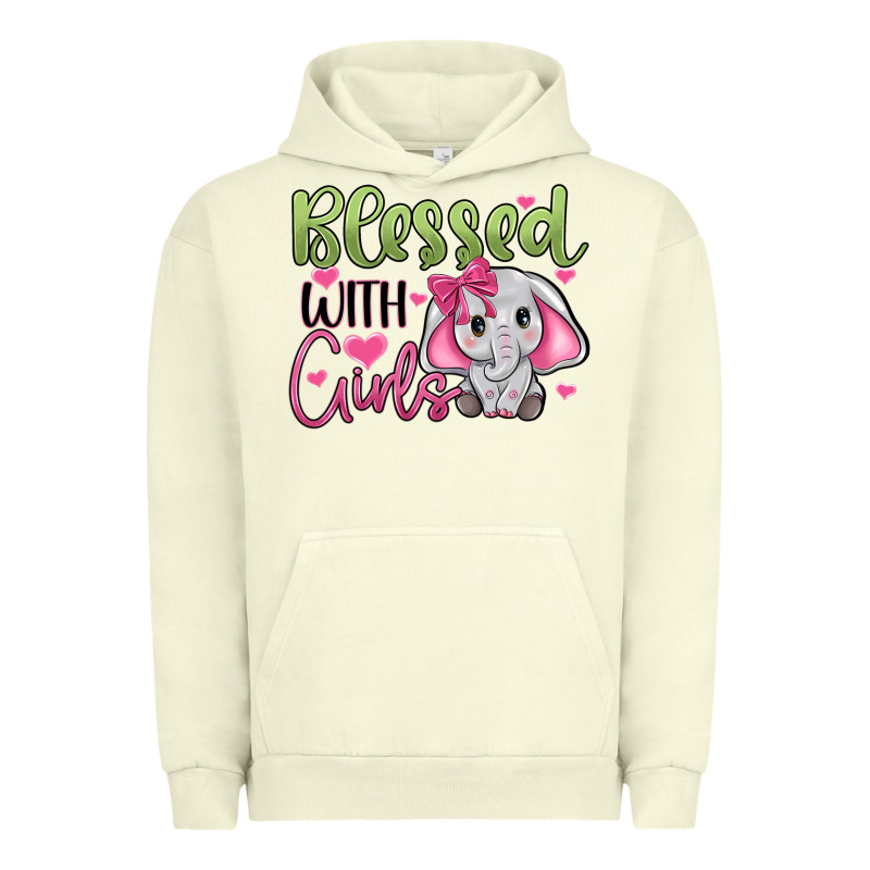 Blessed With Girls Urban Hoodie by JahusDesignShop | Teevron
