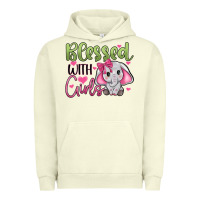 Pigment Pistachio blessed with girls Urban Hoodie - JahusDesignShop