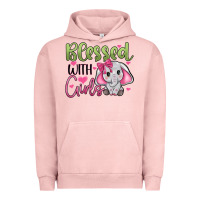 Pigment Salmon blessed with girls Urban Hoodie - JahusDesignShop
