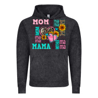 Vintage Black mom mama mommy with hearts Vintage Hoodie - AdoDesignShop