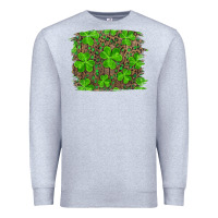 Heather Grey st patricks day shamrock and leopard distressed ba Premium Sweatshirt - RanaPortraitStore