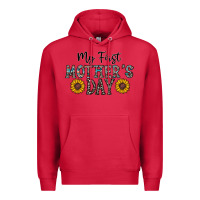 Cardinal my first mother's day Premium Hoodie - CowhideDigitalArt