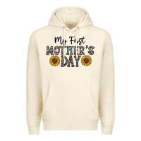 Sandshell my first mother's day Premium Hoodie - CowhideDigitalArt