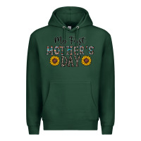 Sports Green my first mother's day Premium Hoodie - CowhideDigitalArt
