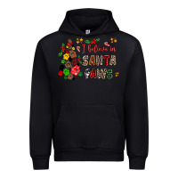 Black i believe in santa paws Urban Hoodie - AdoDesignShop