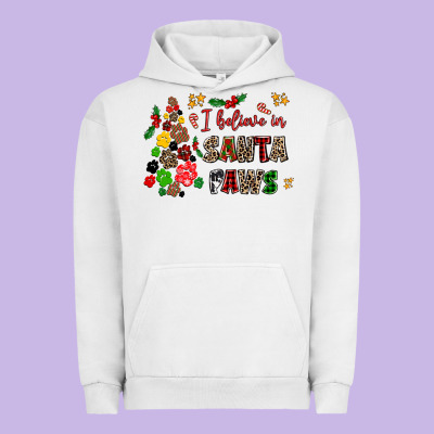I Believe In Santa Paws Urban Hoodie Designed By Adodesignshop