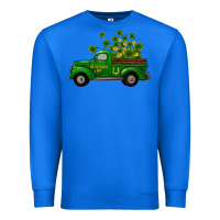 True Royal st patricks truck shamrock horseshoe gold Premium Sweatshirt - RanaPortraitStore