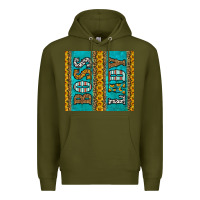 Army Green western boss lady Premium Hoodie - HRA Design Shop
