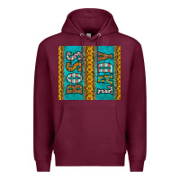 Burgundy western boss lady Premium Hoodie - HRA Design Shop