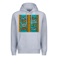 Heather Grey western boss lady Premium Hoodie - HRA Design Shop