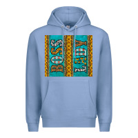 Colony Blue western boss lady Premium Hoodie - HRA Design Shop