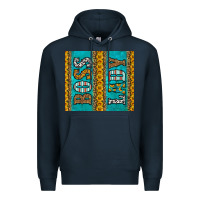 Navy western boss lady Premium Hoodie - HRA Design Shop