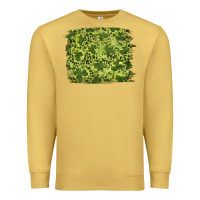 Antique Gold st patricks day shamrock leopard background Premium Sweatshirt - RanaPortraitStore