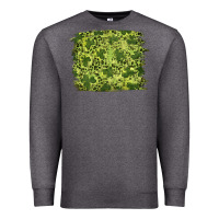 Charcoal Heather st patricks day shamrock leopard background Premium Sweatshirt - RanaPortraitStore
