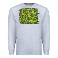 Heather Grey st patricks day shamrock leopard background Premium Sweatshirt - RanaPortraitStore