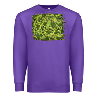 Purple st patricks day shamrock leopard background Premium Sweatshirt - RanaPortraitStore
