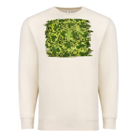 Sandshell st patricks day shamrock leopard background Premium Sweatshirt - RanaPortraitStore