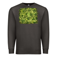 Smoke st patricks day shamrock leopard background Premium Sweatshirt - RanaPortraitStore