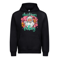 Black christmas vibes santa Urban Hoodie - AdoDesignShop