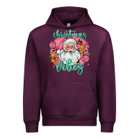 Mauve Wine christmas vibes santa Urban Hoodie - AdoDesignShop