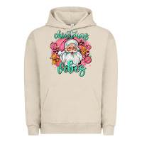 Pigment French Oak christmas vibes santa Urban Hoodie - AdoDesignShop
