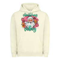 Pigment Pistachio christmas vibes santa Urban Hoodie - AdoDesignShop