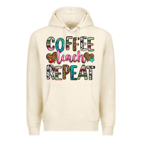 Tofu coffee teach repeat Premium Hoodie - HRA Design Shop