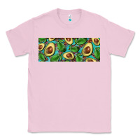 Bubblegum Pink avacado with turquoise and leopard background 11 oz mug Classic Tee - BarkalooDesign