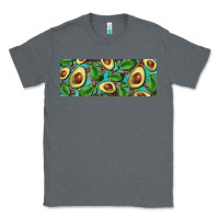 Charcoal Heather avacado with turquoise and leopard background 11 oz mug Classic Tee - BarkalooDesign