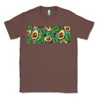 Chestnut avacado with turquoise and leopard background 11 oz mug Classic Tee - BarkalooDesign