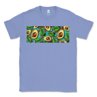 Colony Blue avacado with turquoise and leopard background 11 oz mug Classic Tee - BarkalooDesign