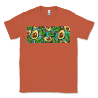 Copper avacado with turquoise and leopard background 11 oz mug Classic Tee - BarkalooDesign
