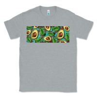 Heather Grey avacado with turquoise and leopard background 11 oz mug Classic Tee - BarkalooDesign