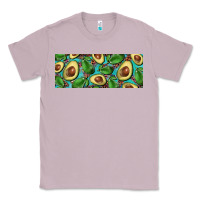 Lilac avacado with turquoise and leopard background 11 oz mug Classic Tee - BarkalooDesign