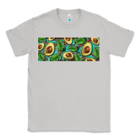 Moon Dust avacado with turquoise and leopard background 11 oz mug Classic Tee - BarkalooDesign