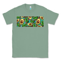 Sage avacado with turquoise and leopard background 11 oz mug Classic Tee - BarkalooDesign