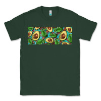 Sports Green avacado with turquoise and leopard background 11 oz mug Classic Tee - BarkalooDesign