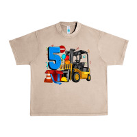 French Oak forklift birthday five Urban Heavy Tee - Artiststas