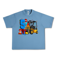 Pebble Blue forklift birthday five Urban Heavy Tee - Artiststas