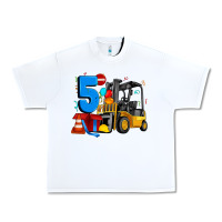 White forklift birthday five Urban Heavy Tee - Artiststas