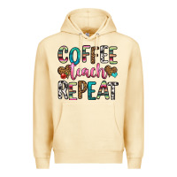 Pina Colada coffee teach repeat Premium Hoodie - HRA Design Shop