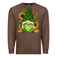 Chestnut st patricks day shamrock sunflowers gnomes Premium Sweatshirt - RanaPortraitStore