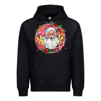 Black merry christmas peace santa Urban Hoodie - AdoDesignShop