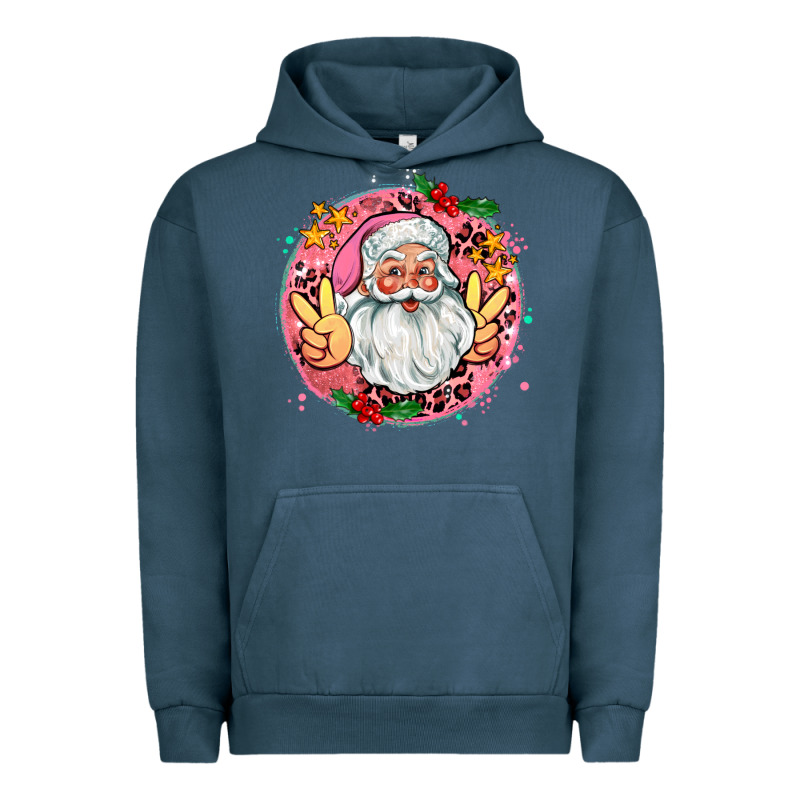 Merry Christmas Peace Santa Urban Hoodie by AdoDesignShop | Teevron
