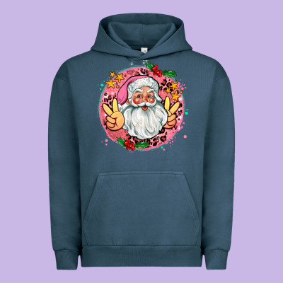 Merry Christmas Peace Santa Urban Hoodie Designed By Adodesignshop