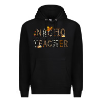 Black nacho averange teacher Premium Hoodie - CowhideDigitalArt
