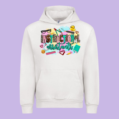 Instructional Assistant's Urban Hoodie Designed By Adodesignshop